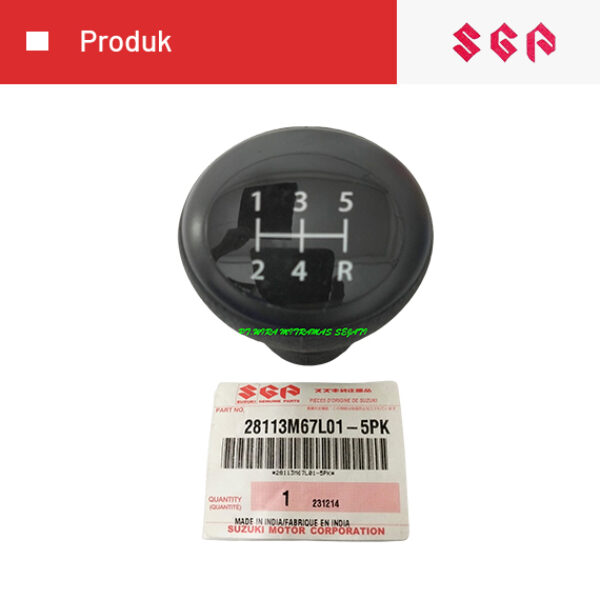 28113M67L01-5PK - SHIFT KNOB PERSENELING SUZUKI KARIMUN WAGON R TIPE GA GL
